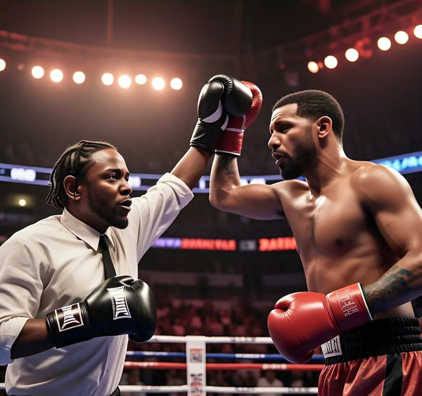 Kendrick Lamar vs Drake AI Boxing Match